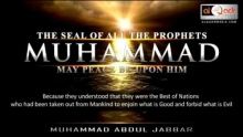 1 - The Seal Of All The Prophets Muhammad (pbuh) - Muhammad Abdul Jabbar | Powerful Speech | HD