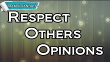 Respect Others Opinions - Mufti Menk | Islamic Reminder | BabUlJannah