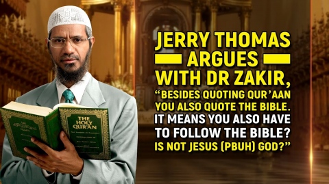 Besides Quoting Quran you also Quote the Bible. It Means you also have to Follow the Bible?