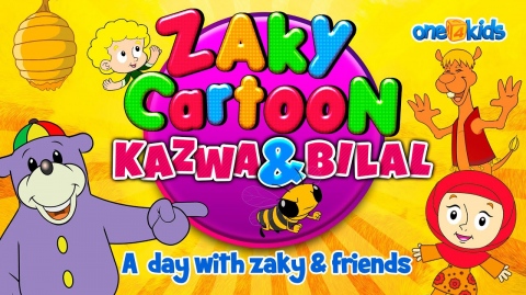 Zaky Cartoons | 11 EPISODES | Kazwa & Bilal | A Day With Zaky & Friends